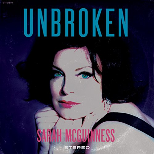 CD cover: portrait of Sarah McGuinness with āUnbrokenā title text.