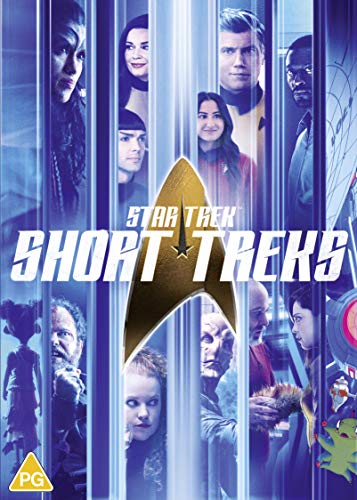 Star Trek Short Treks" DVD cover featuring character portraits and the Starfleet insignia.