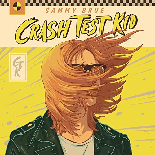 Album cover: illustrated portrait of a person with long hair and sunglasses.