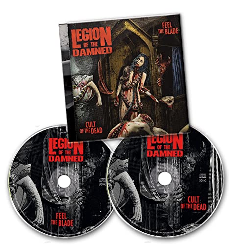 CD case and two discs for Legion Of The Damned’s “Feel The Blade”.