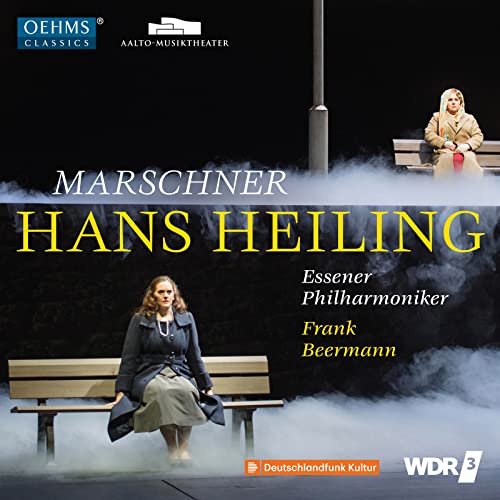 CD cover for Heinrich Marschner’s “Hans Heiling” opera, featuring two figures.