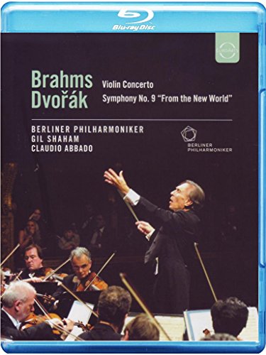 Blu-ray cover featuring orchestra conductor and violinist Gil Shaham.