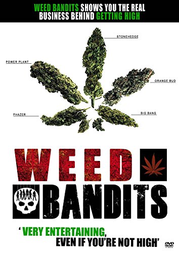 DVD cover for "Weed Bandits" featuring a cannabis leaf and bold text.