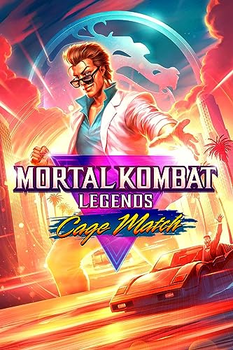 DVD cover for “Mortal Kombat Legends: Cage Match” featuring Johnny Cage.