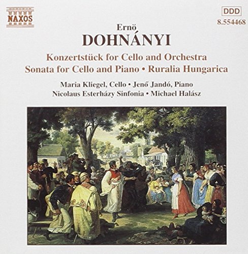 CD cover for Dohnányi’s Konzertstück, featuring a pastoral painting.
