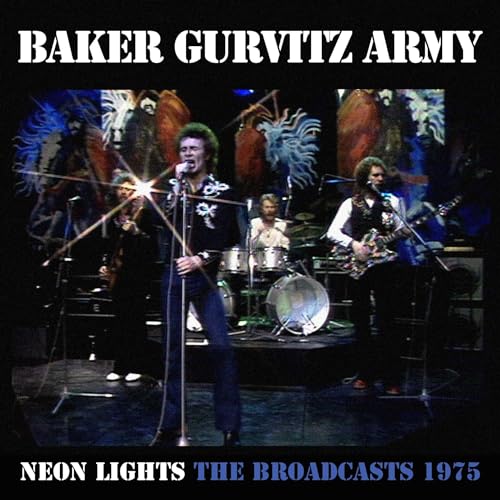 Baker Gurvitz Army album cover featuring a live band performance from 1975.