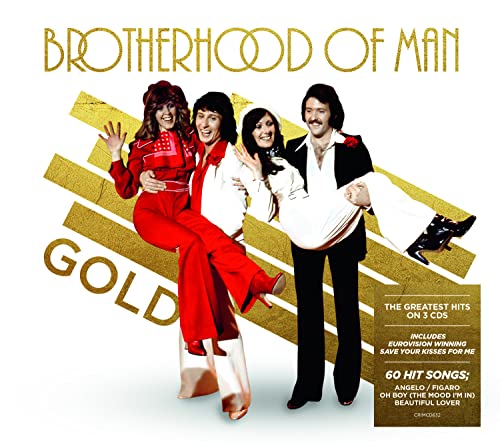 Brotherhood of Man Gold CD cover featuring the four band members posing together.