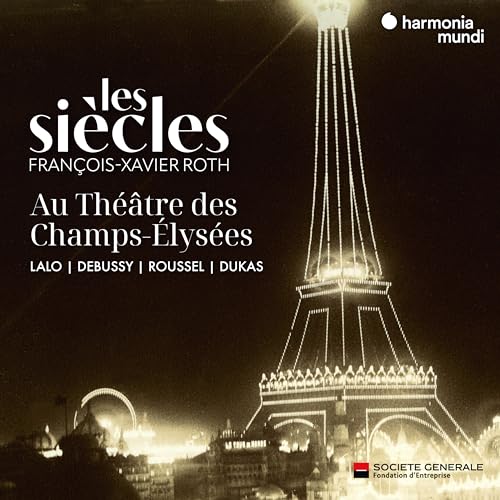 CD cover featuring a sepia-toned nighttime view of the Eiffel Tower.