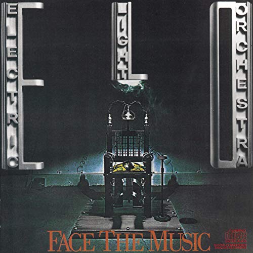 Electric Light Orchestra album cover, “Face The Music”, featuring a throne.