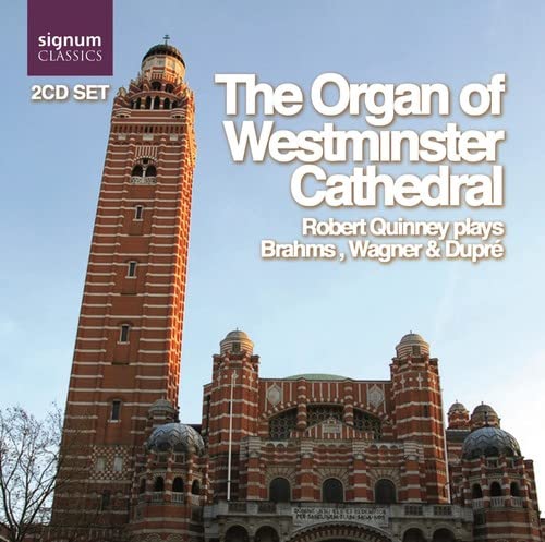 CD cover featuring Westminster Cathedral tower against a blue sky.