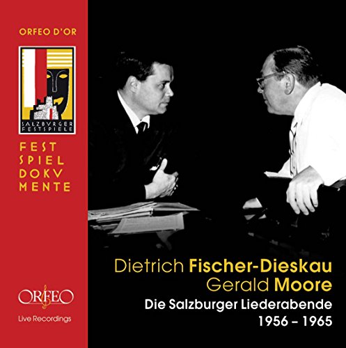 CD cover featuring black and white portraits of Dietrich Fischer-Dieskau and Gerald Moore.