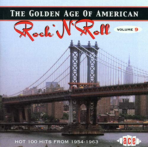 CD cover: Brooklyn Bridge with âThe Golden Age of American Rock ânâ Rollâ text.