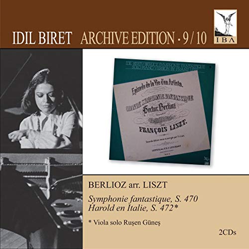 CD cover featuring a pianist and sheet music, labeled "Berlioz/Liszt".
