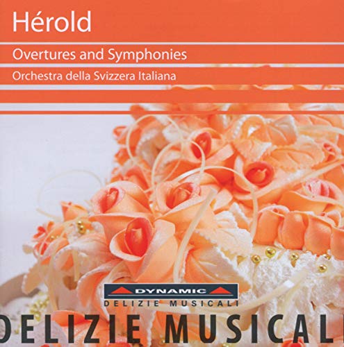 CD cover for Herold’s Overtures and Symphonies by Svizzera Italiana Orchestra.