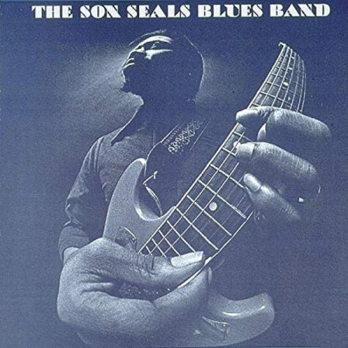 Son Seals album cover featuring a blues musician with a guitar.