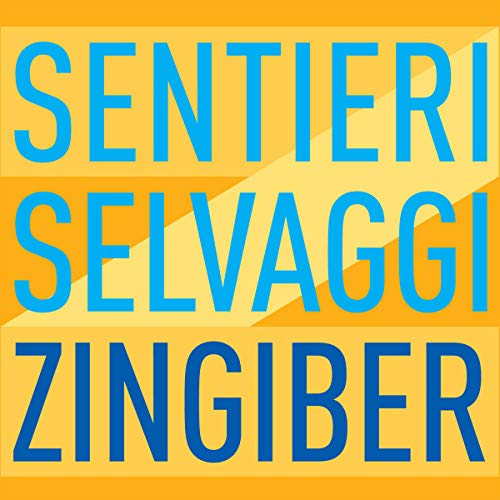 Bright yellow and blue album cover with text: "Sentieri Selvaggi - ZINGIBER".