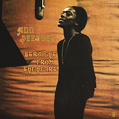 Ann Peebles album cover, a portrait of a singer with a microphone.