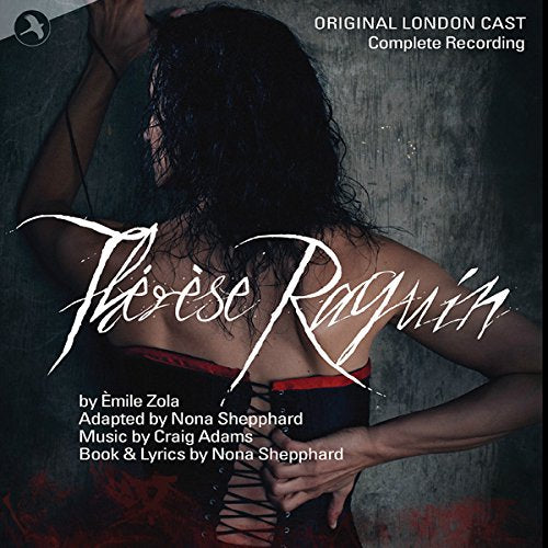 CD cover for “Therese Raquin” musical, featuring a woman’s back.