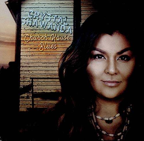 Crystal Shawanda album cover featuring her portrait and a wooden church.
