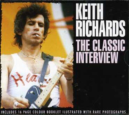 CD cover featuring Keith Richards with a guitar and cigarette.