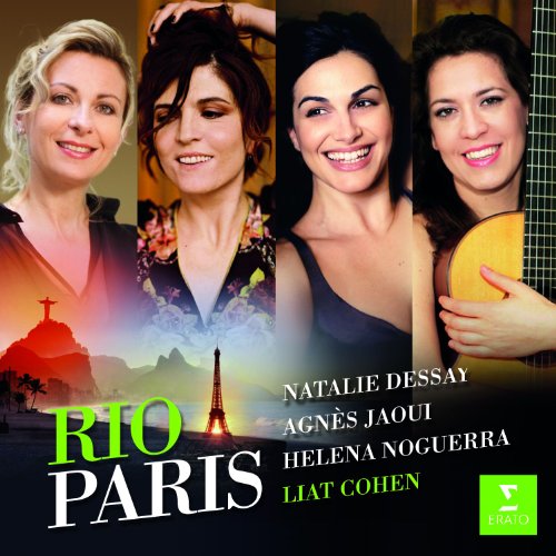 CD cover featuring four smiling women, Rio and Paris landmarks.