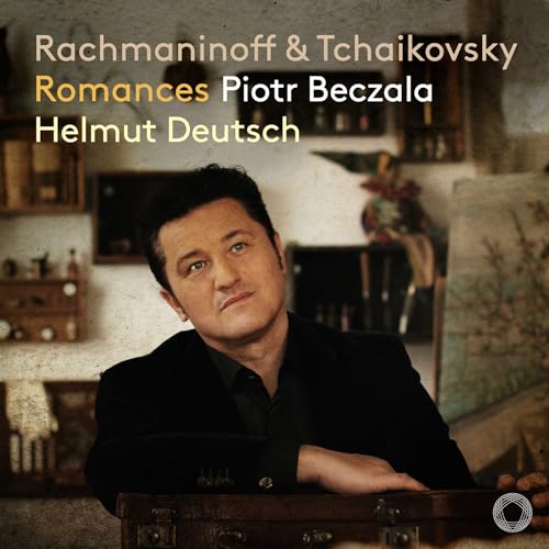Album cover featuring Piotr Beczala against a blurred background of a vintage room.