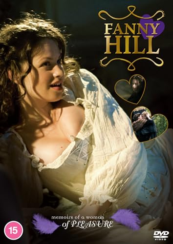 DVD cover for "Fanny Hill" featuring a woman in historical dress.