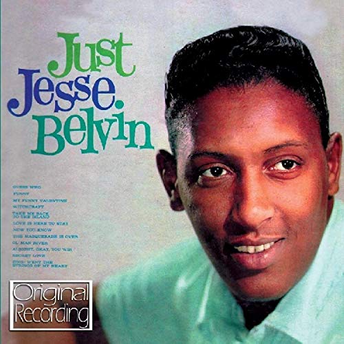 CD cover featuring a portrait of Jesse Belvin with tracklist details.
