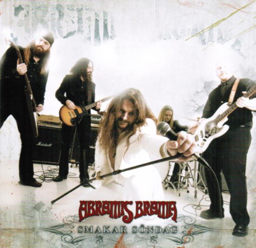 Band photo for Abramis Brama’s “Smakar Söndag” CD, featuring four musicians.