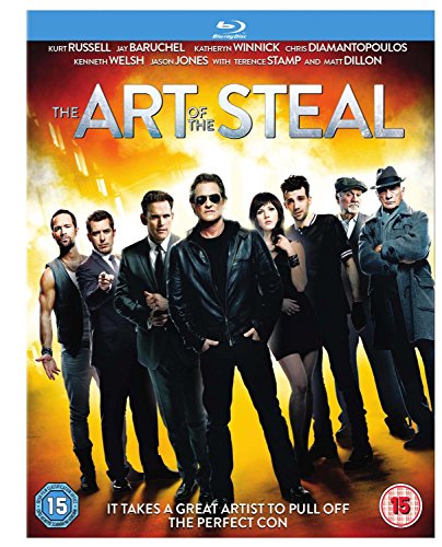 Blu-ray cover for "The Art of the Steal" featuring a cast of characters.