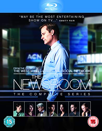 “The Newsroom” complete Blu-ray series cover featuring Jeff Daniels.