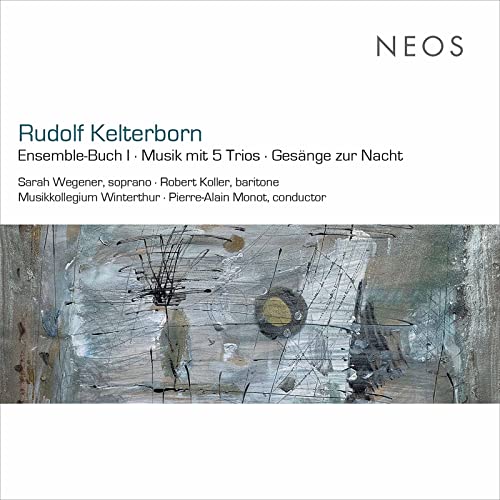 CD cover for Rudolf Kelterborn’s “Ensemble-Buch I” with abstract art.