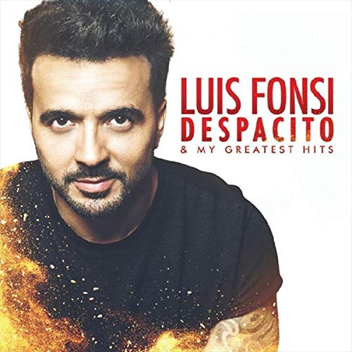 Luis Fonsi CD cover featuring a portrait of the singer.