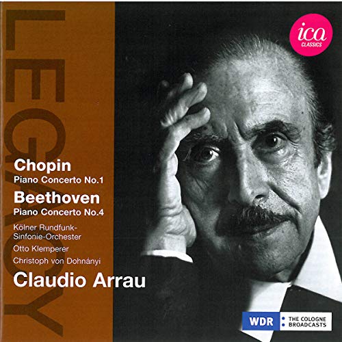 CD cover featuring a black and white portrait of Claudio Arrau.