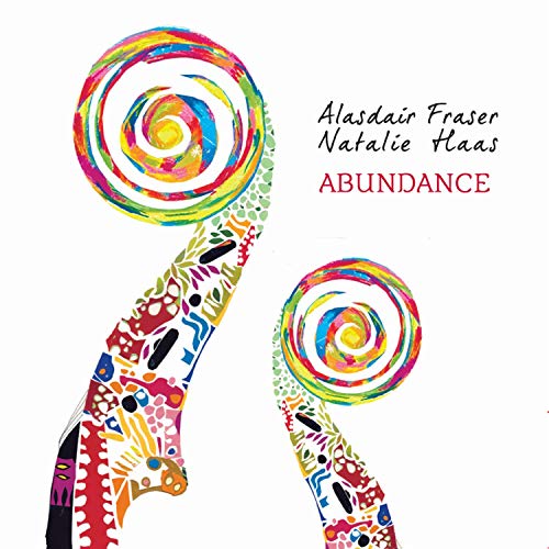 CD cover with colorful, swirling abstract shapes and text.
