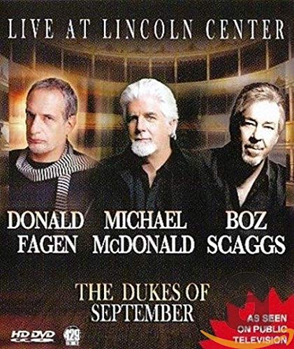 Blu-ray cover featuring Donald Fagen, Michael McDonald, and Boz Scaggs.