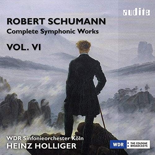 CD cover: man with cane overlooking misty, rocky landscape.