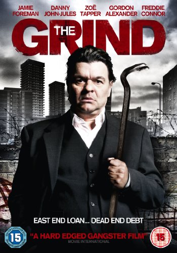 DVD cover for “The Grind” featuring a man with a crowbar.