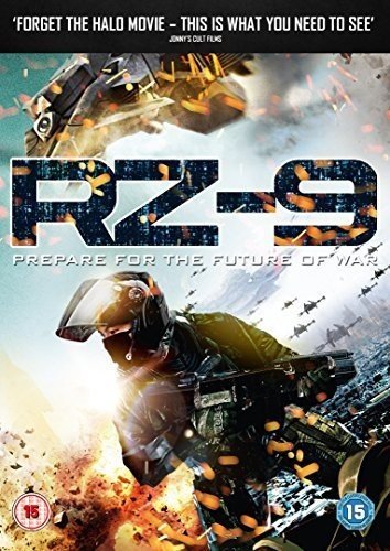 DVD cover for science fiction film "Rz9" featuring a soldier.