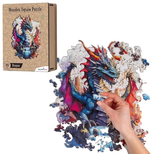 Wooden Puzzle - Dragon