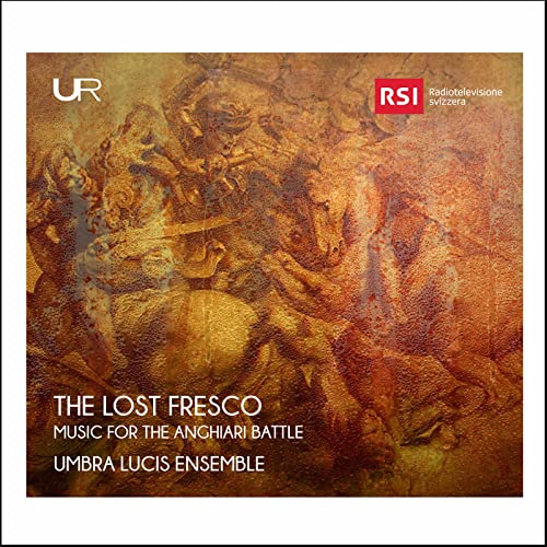 CD cover depicting a fragmented, reddish-brown Renaissance battle scene.