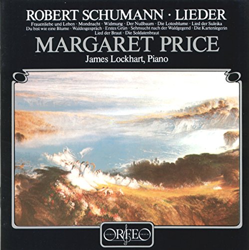 CD cover for Schumann's Lieder, featuring Margaret Price and James Lockhart.