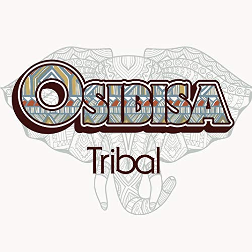 Osibisa album cover with patterned elephant and bold band name.