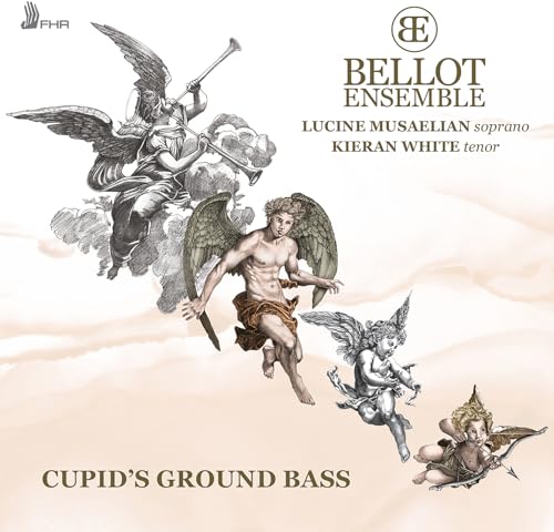 CD cover featuring cherubs and angels in a vintage, sketched style.