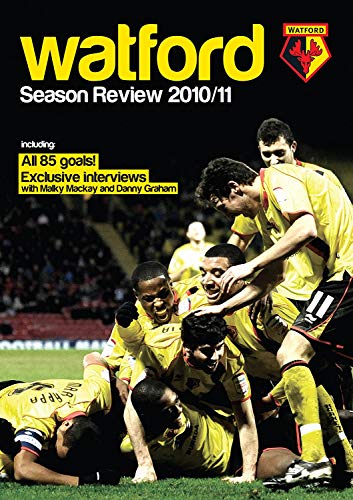 Watford FC 2010/11 season review DVD cover with celebrating football players.