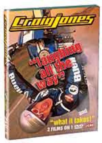 DVD cover featuring motorcycle racer Craig Jones in racing gear.