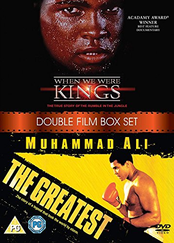 DVD cover featuring Muhammad Ali in boxing pose and portrait.