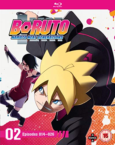 Two anime characters on a Blu-ray cover, one with blonde hair and black outfit.