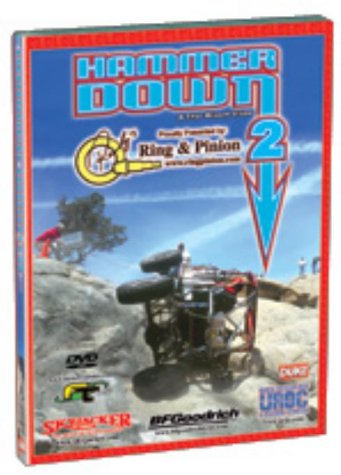DVD cover for "Hammer Down 2" featuring off-road vehicles and a desert landscape.