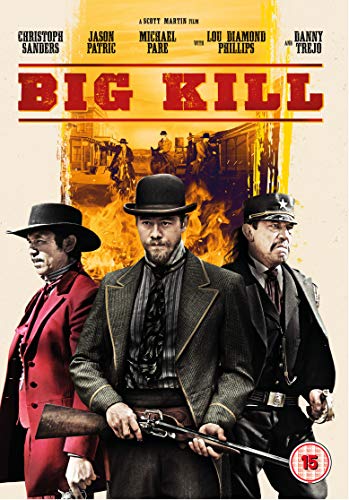 Big Kill" DVD cover featuring three men in Western attire with guns.